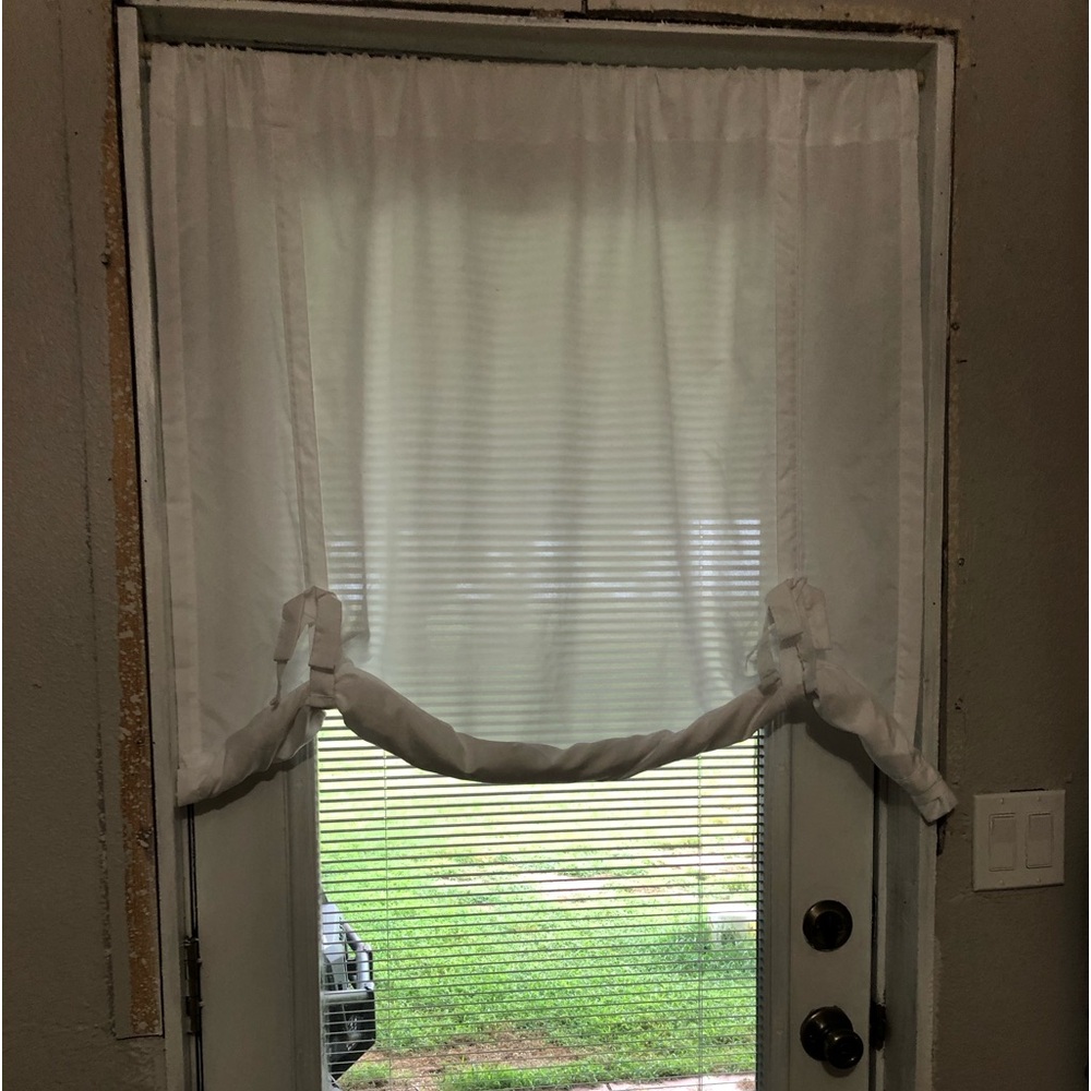 Pretty white curtains